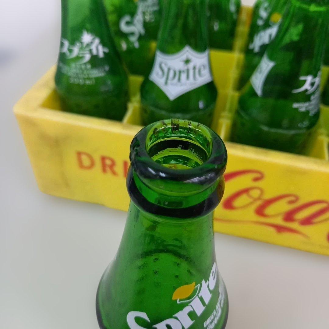 スプライト 空き瓶 200ml 24本セット コカ・コーラ箱付き