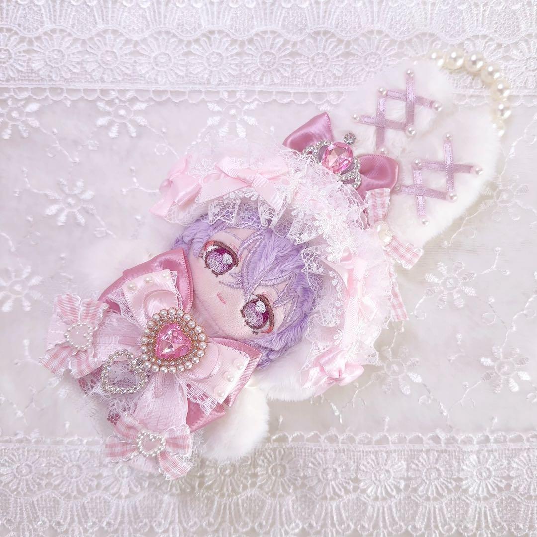 いつぬい　ぬい服　着ぐるみ　ちびぐるみ うさぎ　ピンク　白　ロリータ　あんスタ