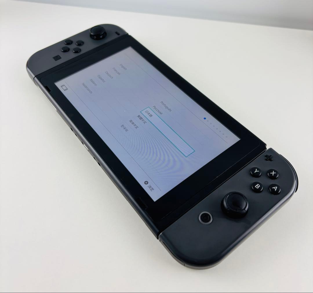 美品 ニンテンドー スイッチ グレー 本体 Nintendo swich