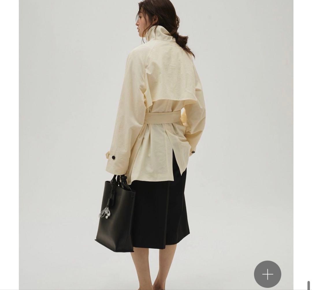 todayful Spring Short Trench キナリ　エクリュ36