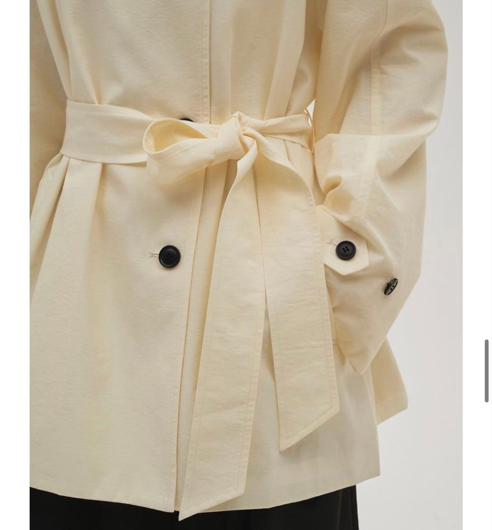 todayful Spring Short Trench キナリ　エクリュ36