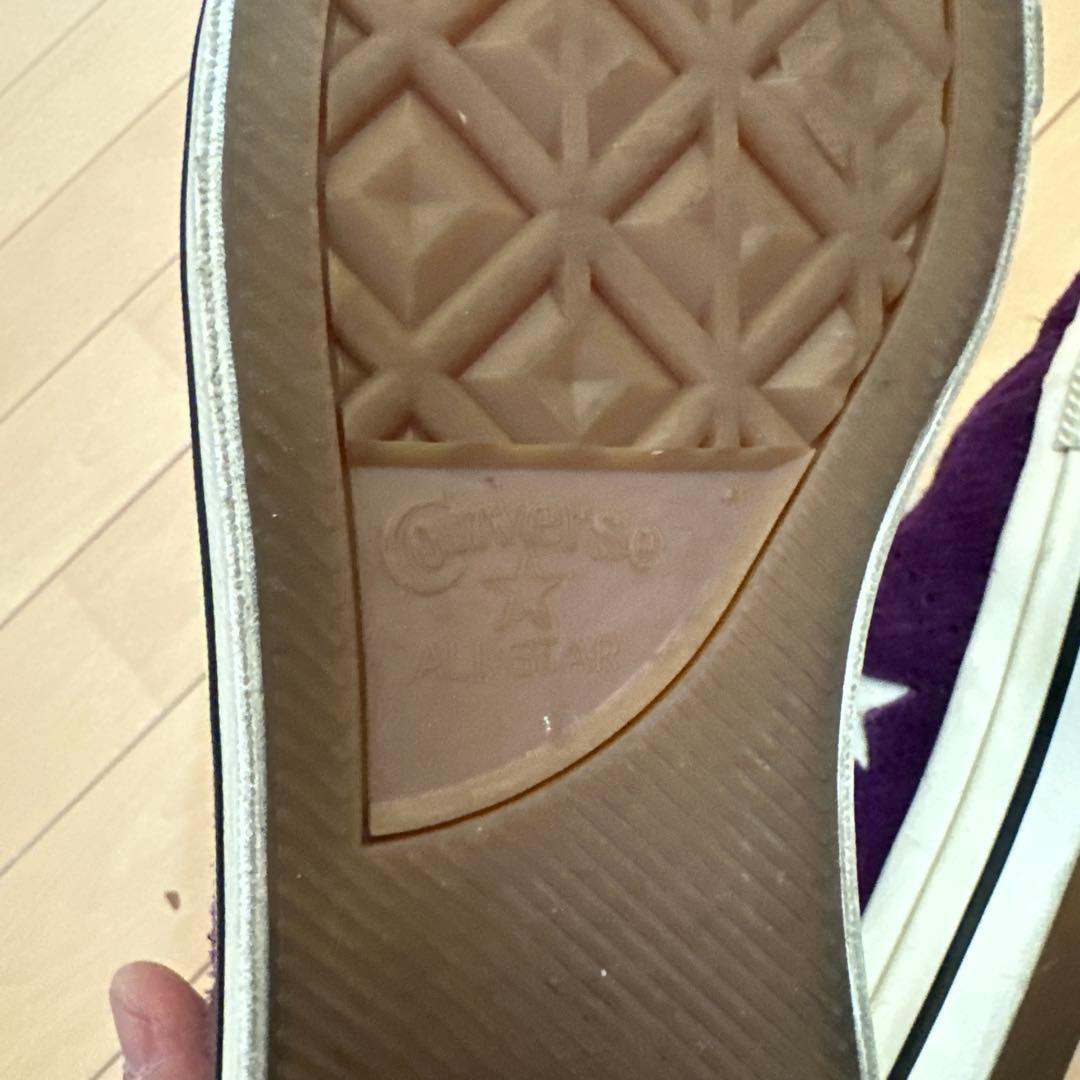CONVERSE ワンスター 紫 スエード スニーカー