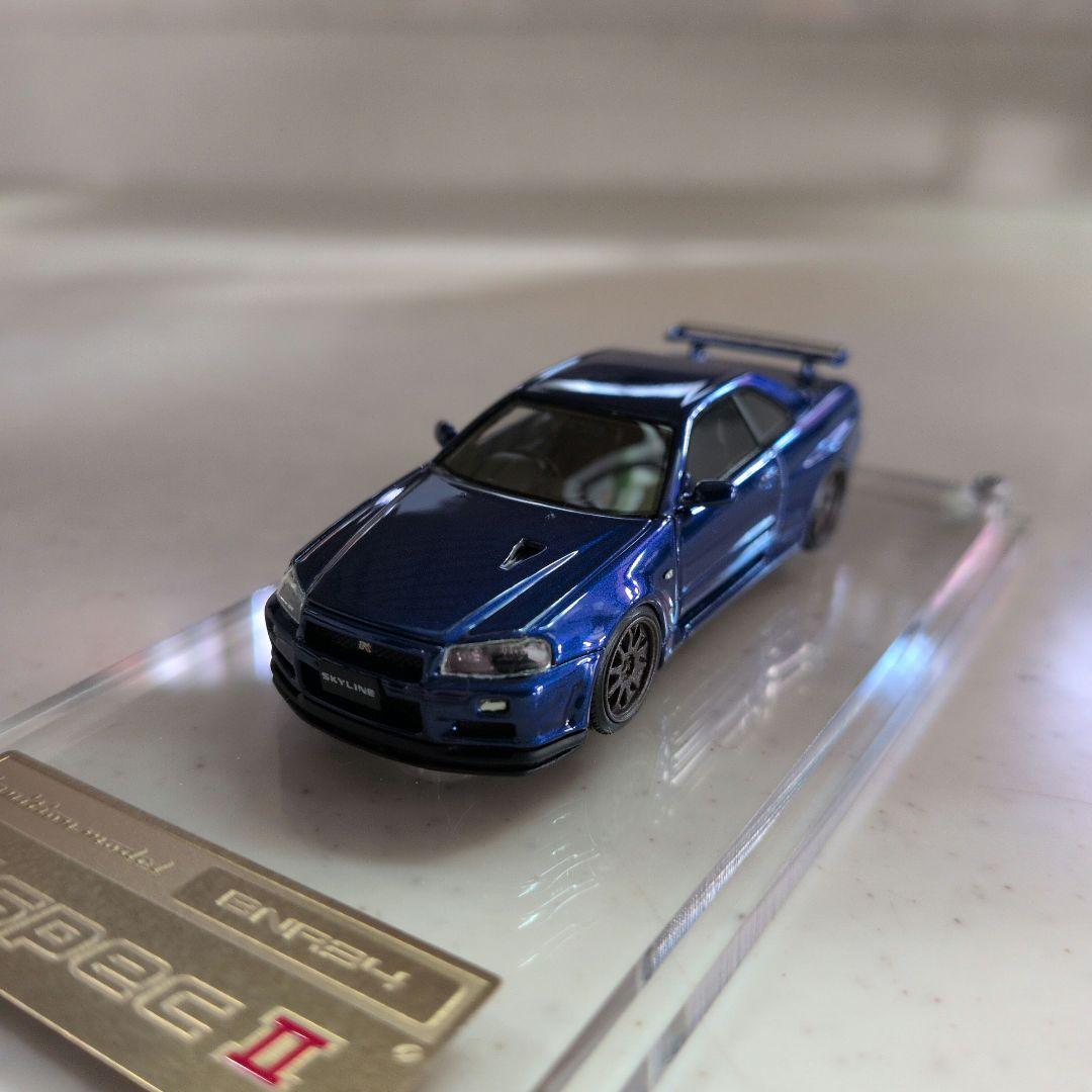イグニッションモデル 1/64 BNR34 V-SpecII