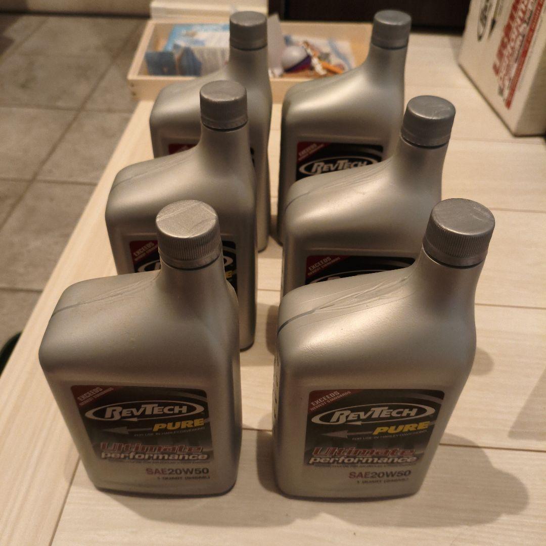RevTech SAE20W50 エンジンオイル 946ml　6本セット
