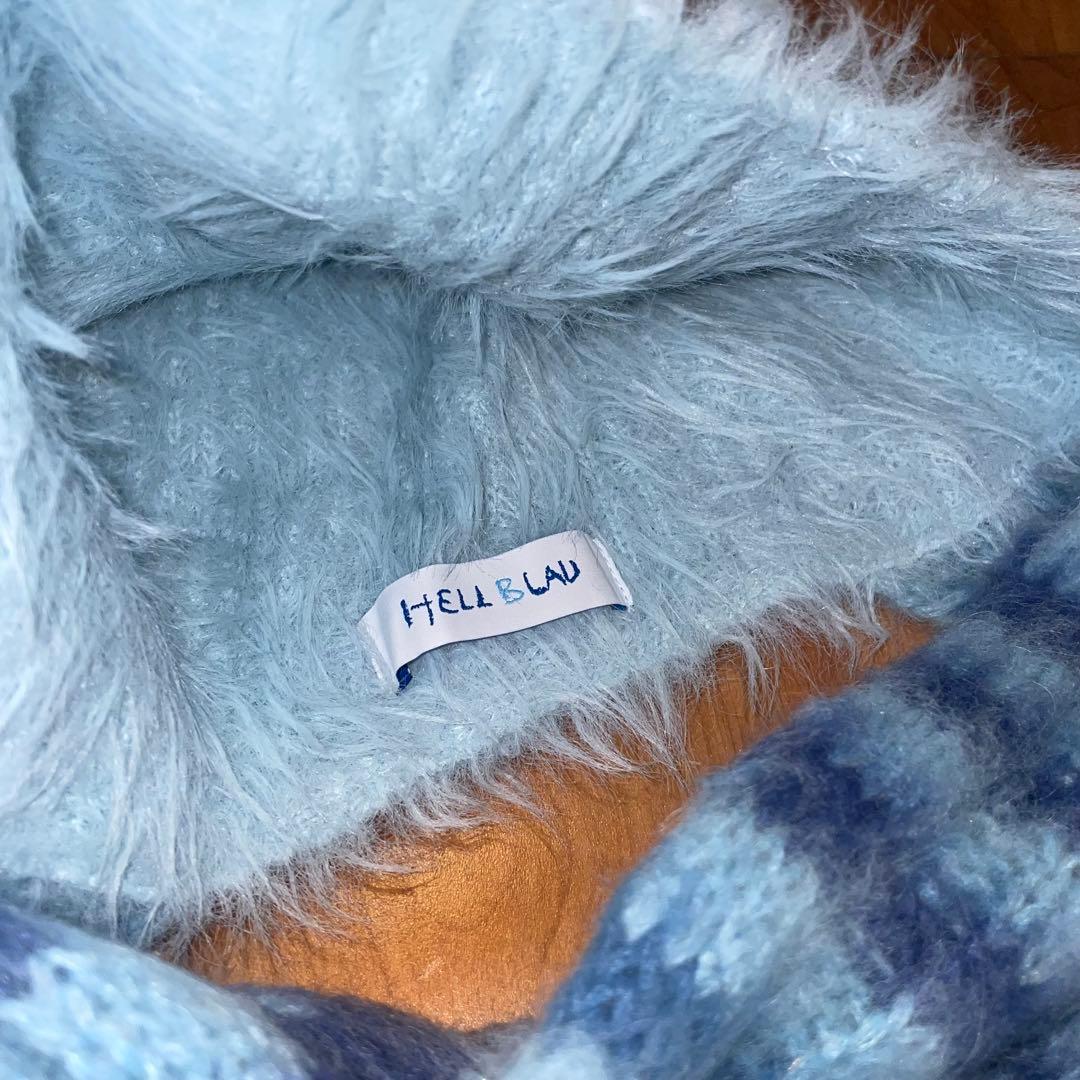 HELL BLAU ヘルブラウ あのちゃん ニット帽マフラー