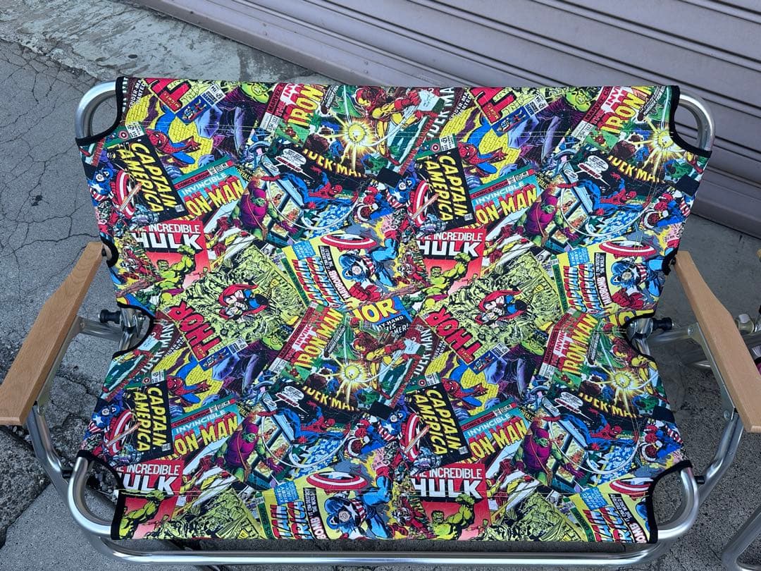 marvel マーベル　ベンチ　鹿ベンチ　キャンプ　アウトドア　美品
