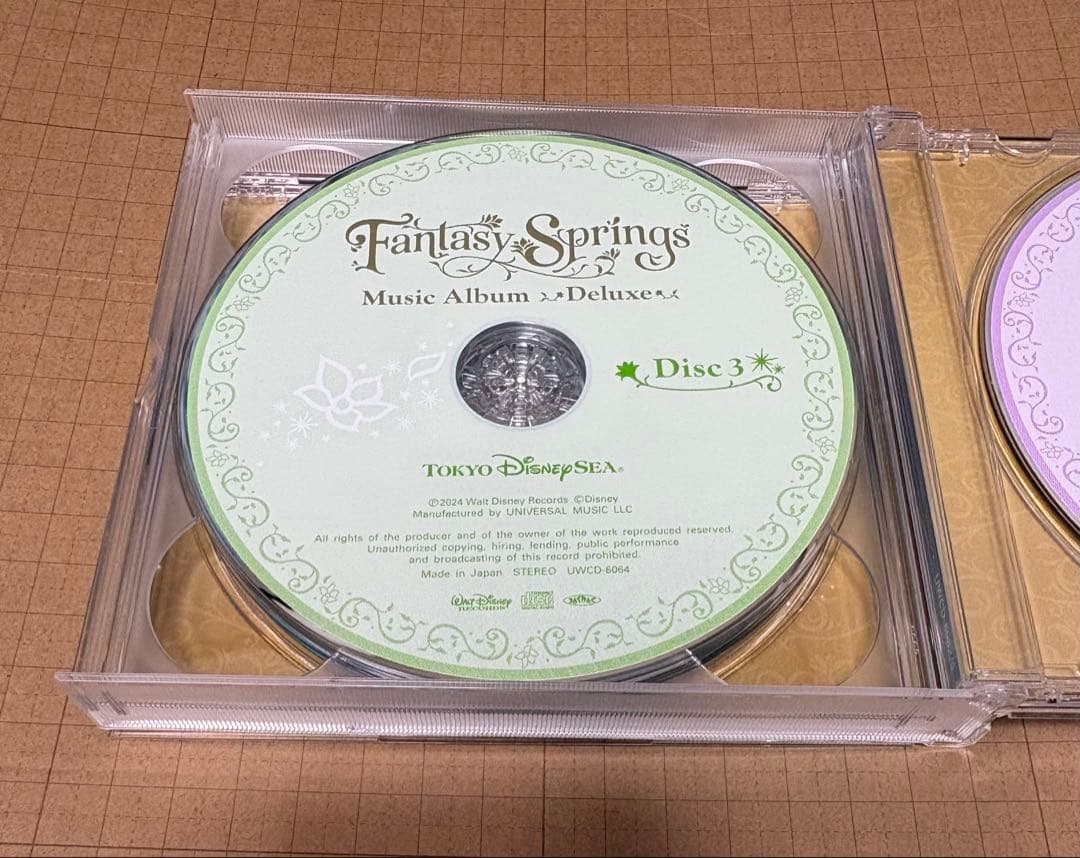 東京ディズニーシー　ファンタジースプリングス　ミュージック・アルバム　デラックス