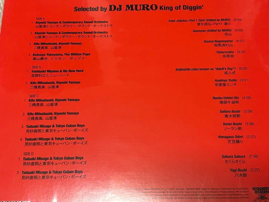 MURO◾️選曲◾️邦楽コンピ◾️アナログ盤◾️シティポップ◾️新品同様◾️定価25225円