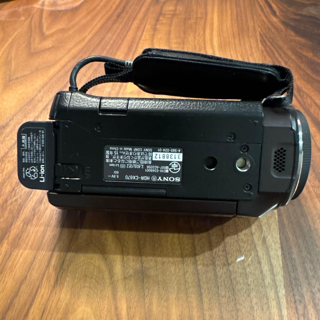Sony HDR-CX670 ビデオカメラ 付属品有り