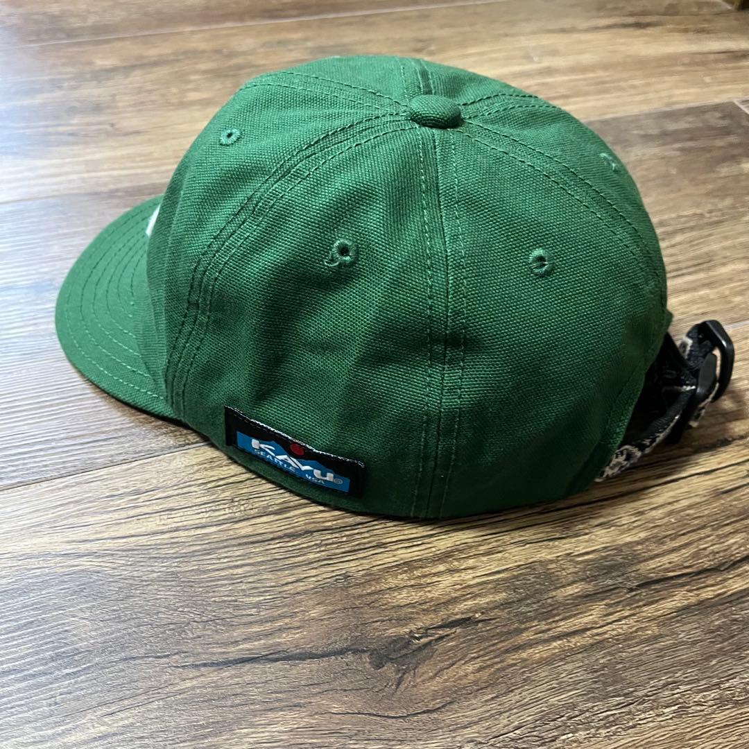 KAVU カブー ベースボールキャップ Kロゴ グリーン