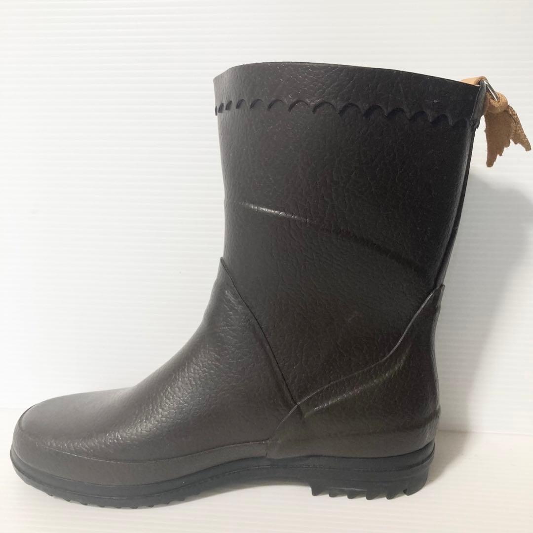 AIGLE エーグル ラバーブーツ ビゾン ブラウン 23cm