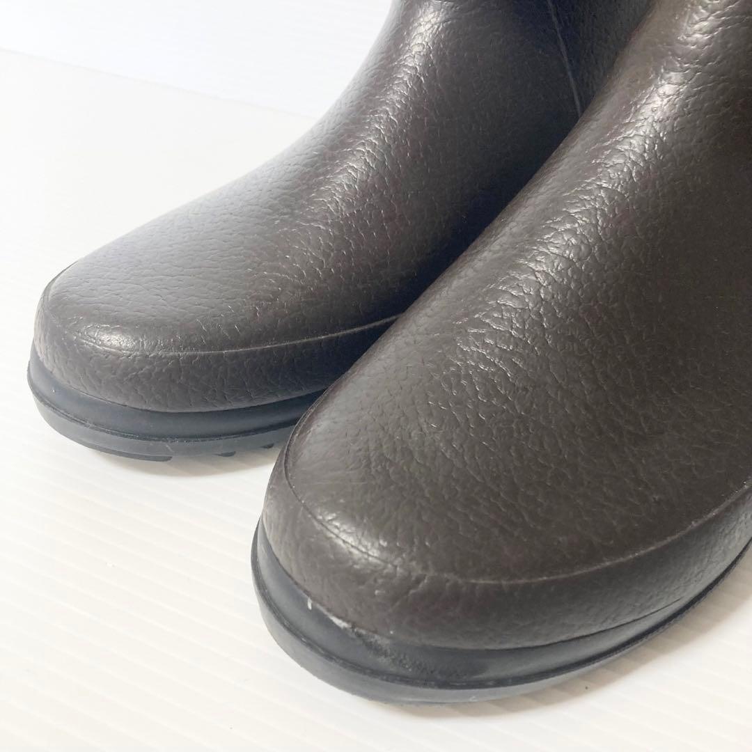AIGLE エーグル ラバーブーツ ビゾン ブラウン 23cm