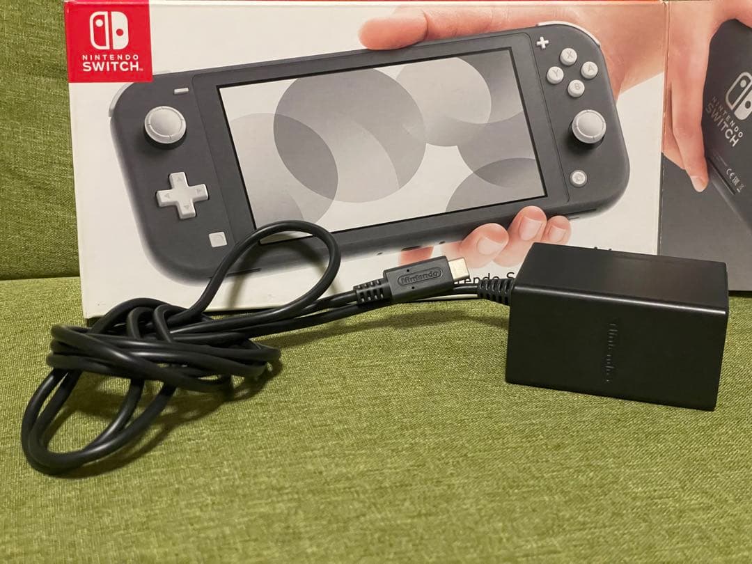 Nintendo Switch Lite グレー 本体と白い保護ケース