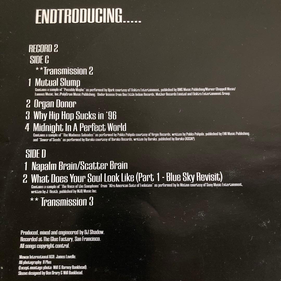 洋楽 DJ Shadow / Endtroducing