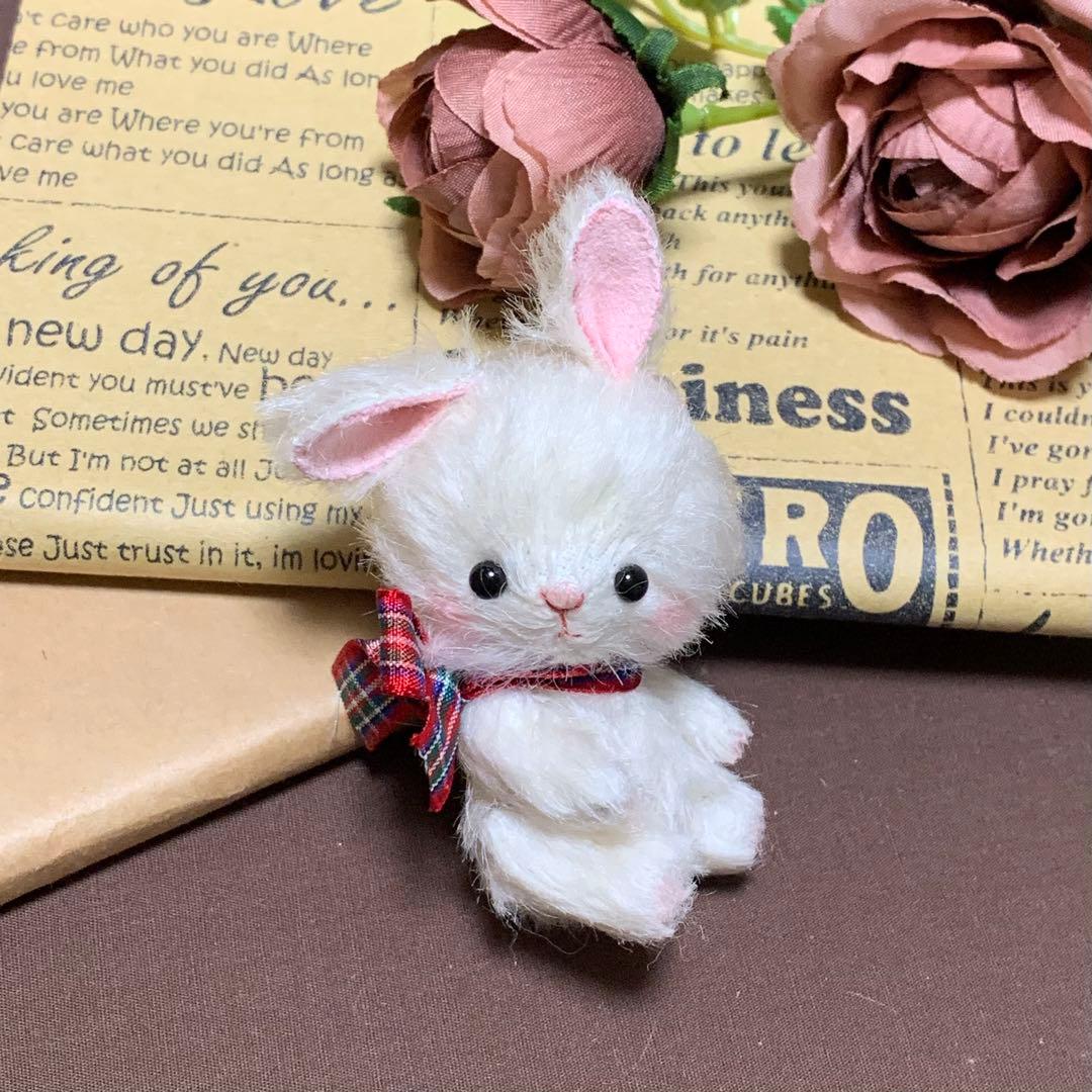 T*o様 可愛いうさぎ 小さなうさぎ ハンドメイドぬいぐるみ 白うさぎ