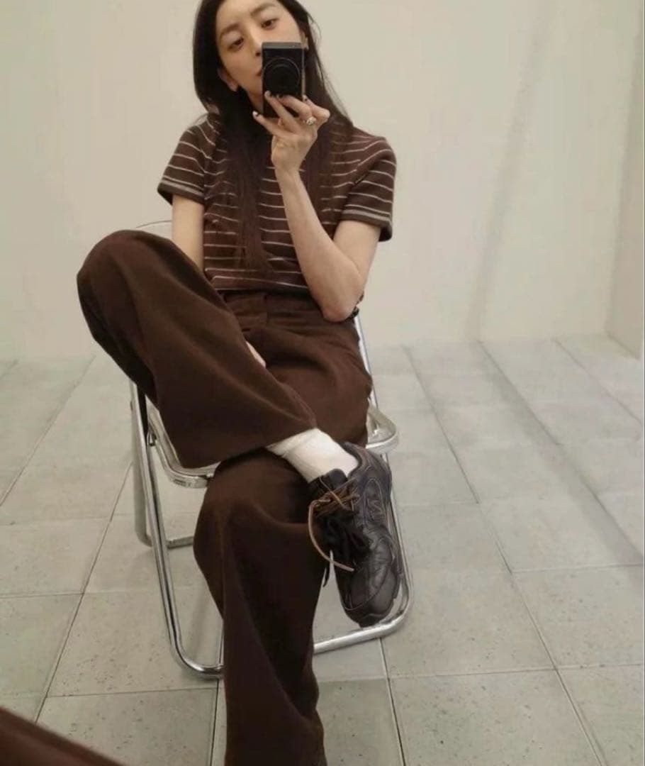 新品未使用❤︎TODAYFUL Cary's Denim ブラウン　25