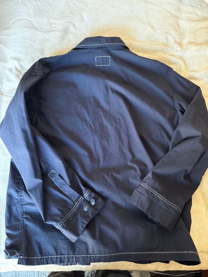 MAISON KITSUNÉ ネイビー カバーオール XL