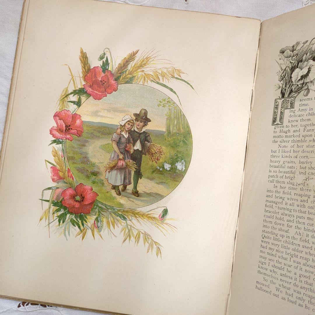 稀少1888アンティーク絵本 児童書 洋書古書 ヴィクトリアン 初版本 イギリス