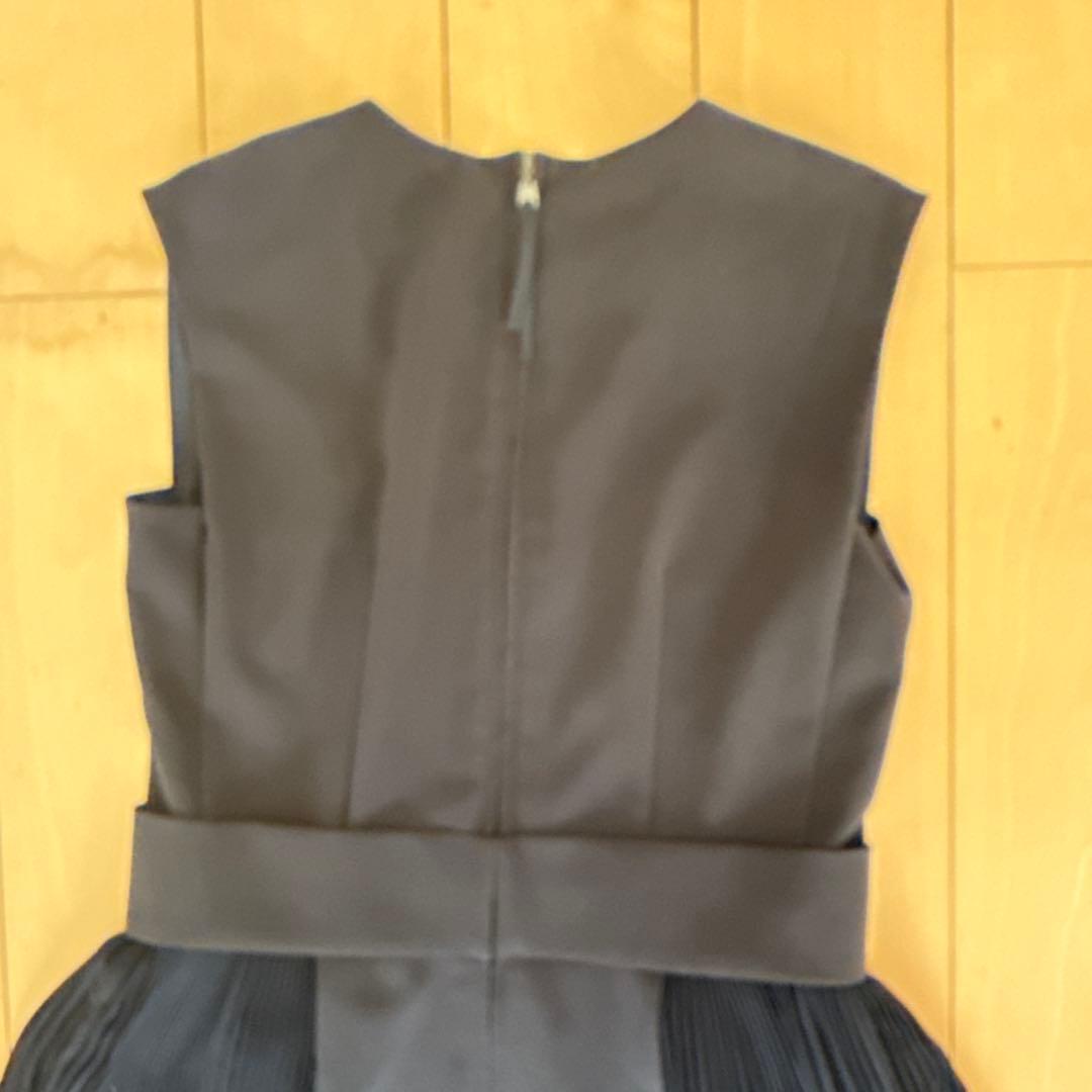 値下げ交渉歓迎FOXEYNEW YORK38プリーツワンピースミッドナイトブルー