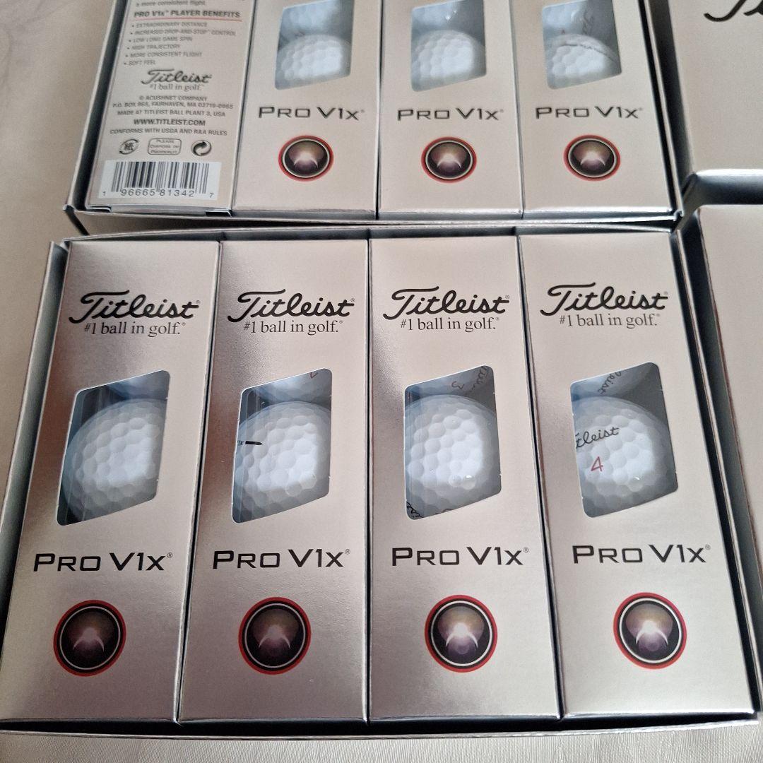 Titleist Pro V1x 2025年モデル 2ダース 24個