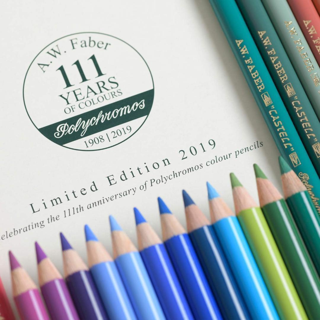 【限定品】フェイバー・カステル限定版111周年記念 36名の多色画家の鉛筆の錫