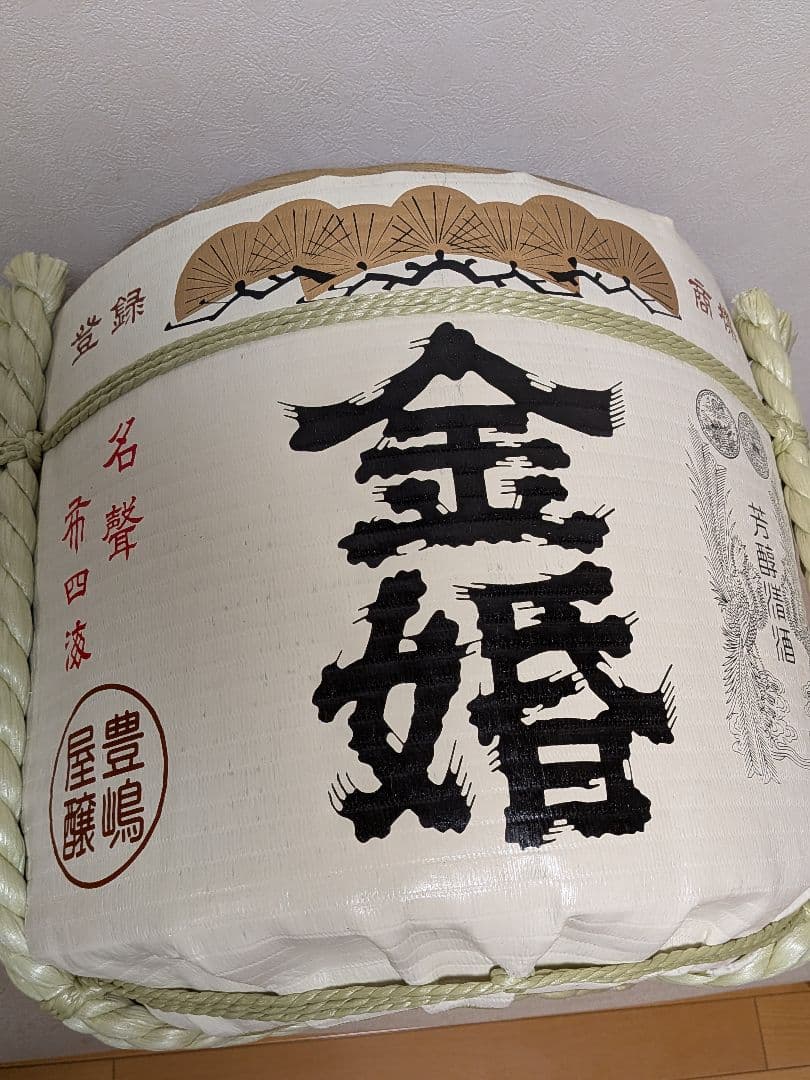 本物！檜造り鏡開き用酒樽！