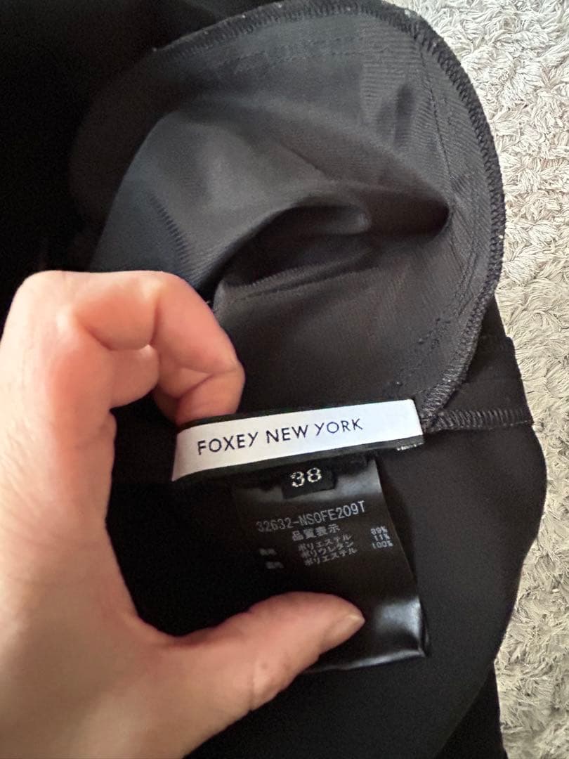 ノースリーブ ひざ丈ワンピース ラップスタイル　フォクシー　貴重　FOXEY