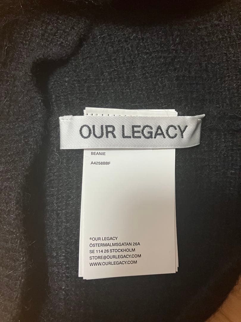 Our Legacy ブラック ビーニー