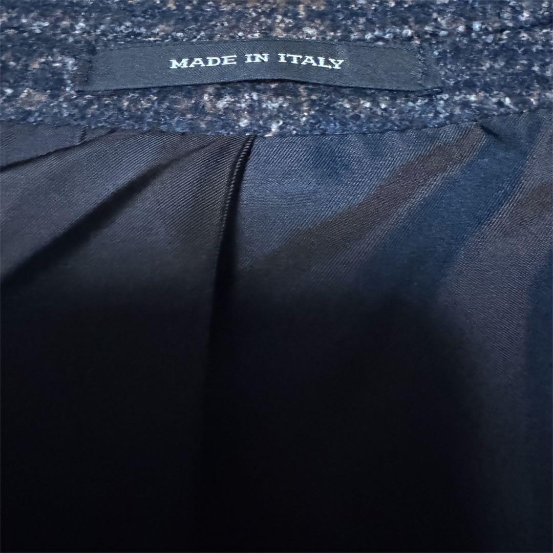 TAGLIATORE ネイビー チェック柄 ダブルブレストジャケット