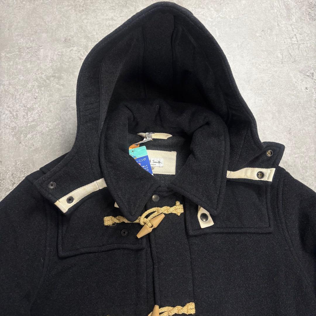 ポールスミス　Paul Smith ダッフルコート　ウール　ブラック　M フード
