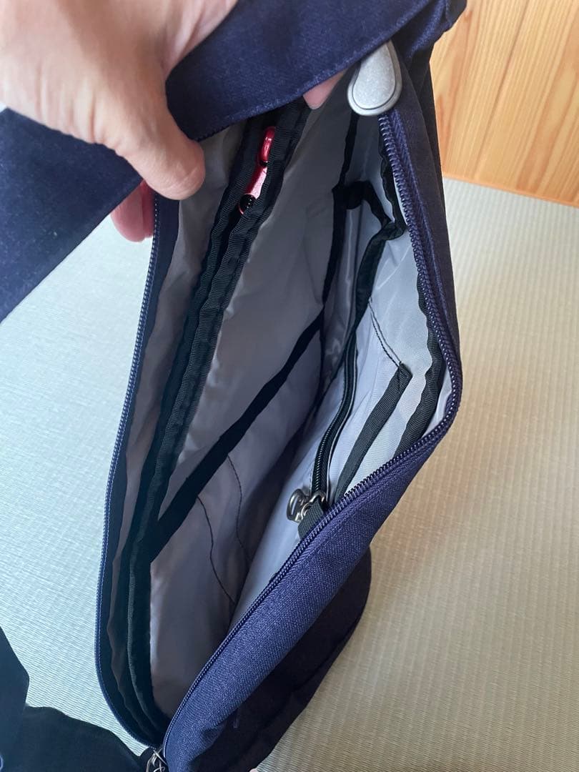 新品★未使用　Healthy back bag ネイビー バッグ