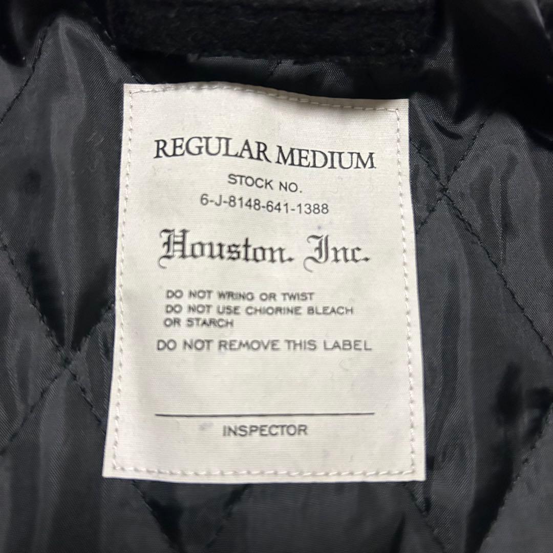 未使用級 ヒューストン HOUSTON ウールブレンド CPOジャケット 黒