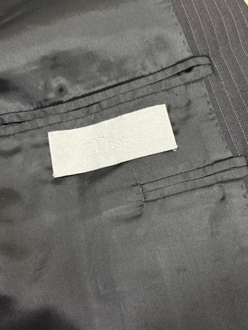 Dior Homme ディオールオム ストライプスーツセットアップ黒size44