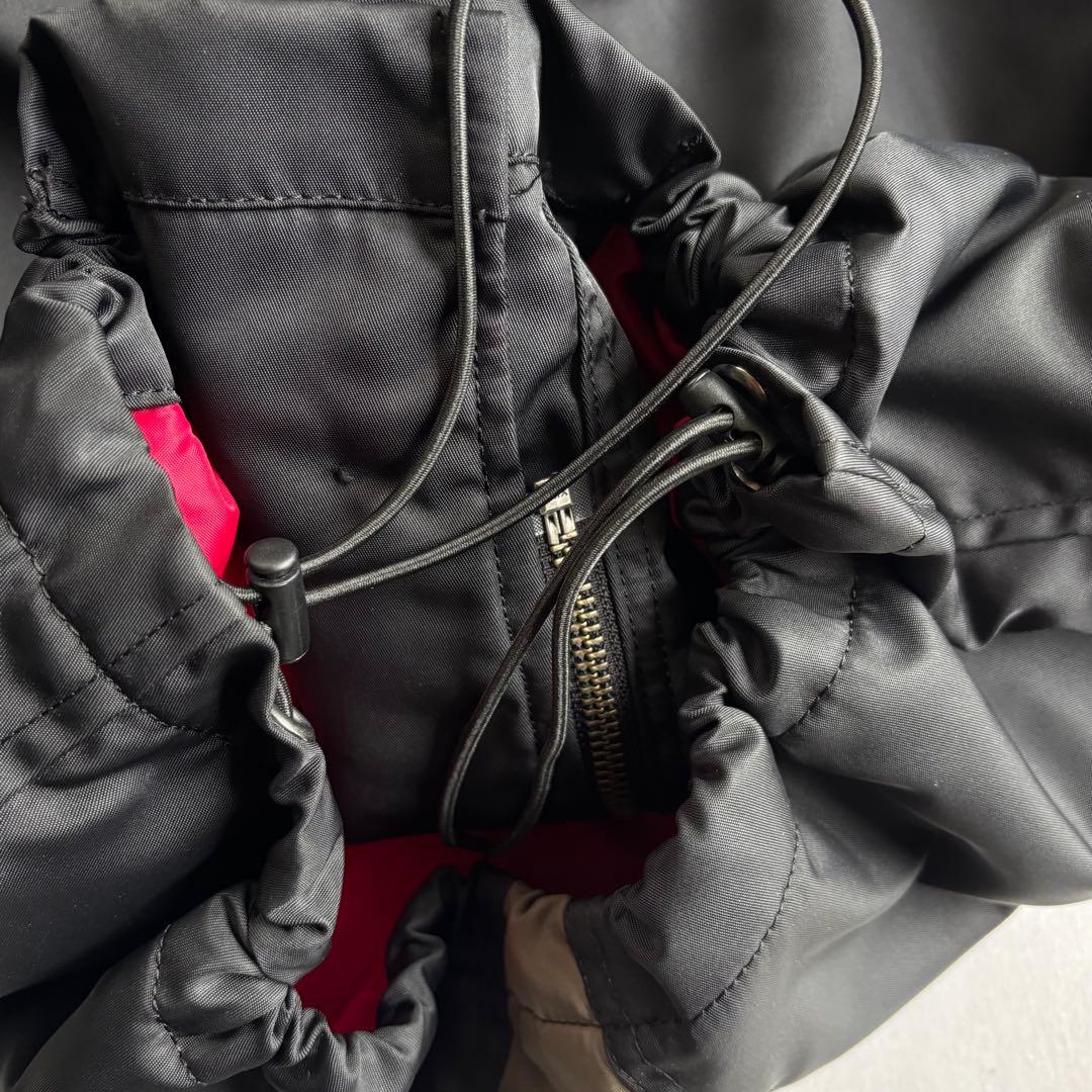 ジャケット・アウター 00s MILKBOY cross design nylon JKT BLK