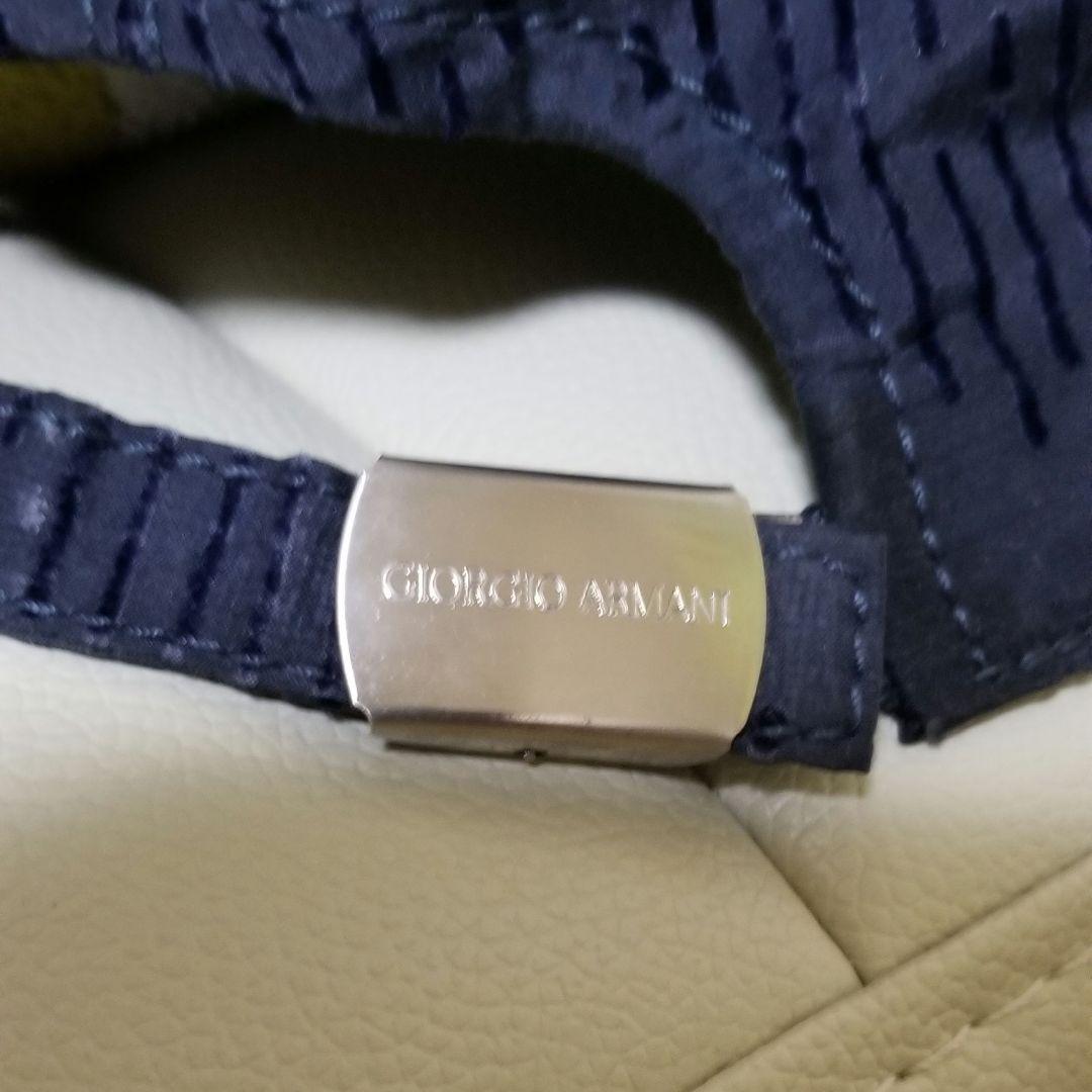 Giorgio Armani ネイビーキャップ　サイズ60