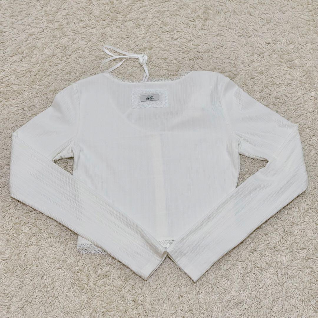 yilon ♡ ROSE RIBBON CARDIGAN