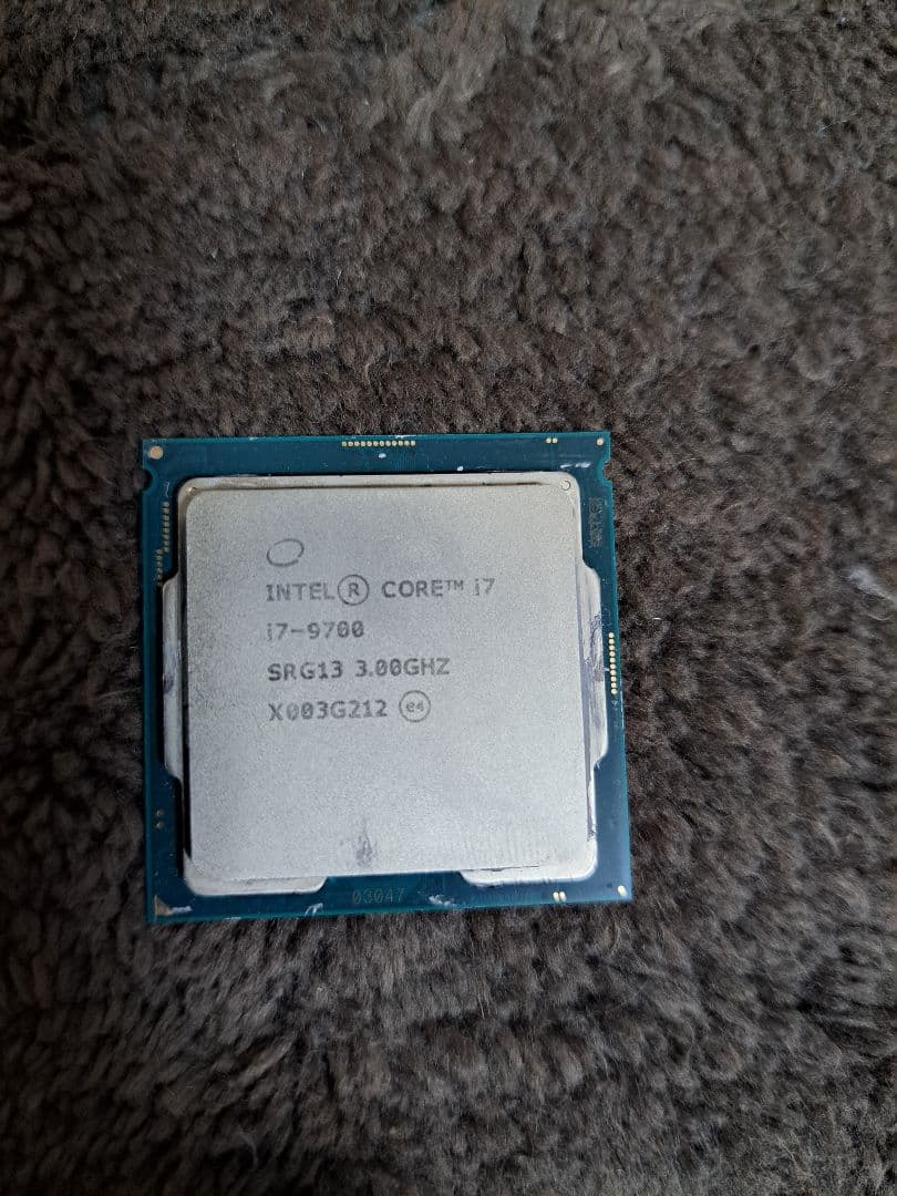CPU Intel Core i7-9700 CPU 3.0GHz
