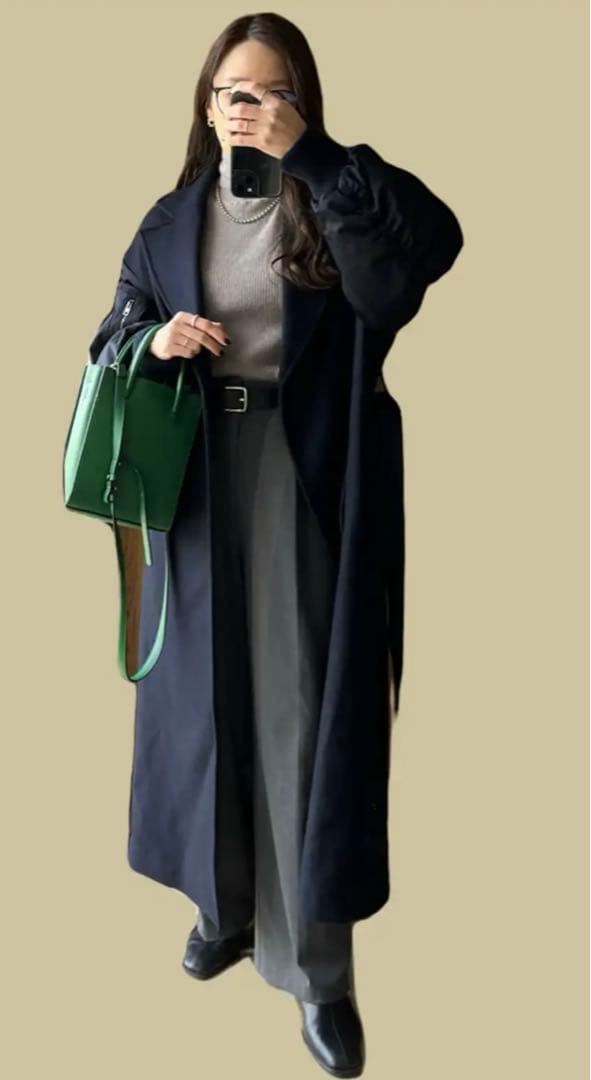 【完売】ザラ ZARA マッチングボンバーコート ジャケットXSサイズ ネイビー