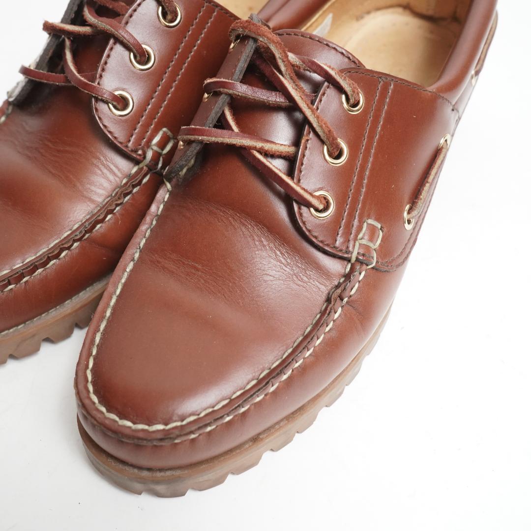【美品】REGAL リーガル 3eye JE38 デッキシューズ レザー 25