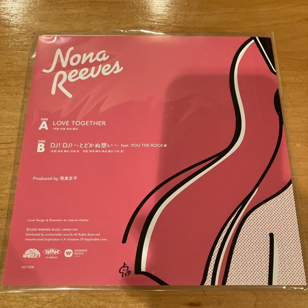 【未使用】7inch Nona Reeves / LOVE TOGETHER