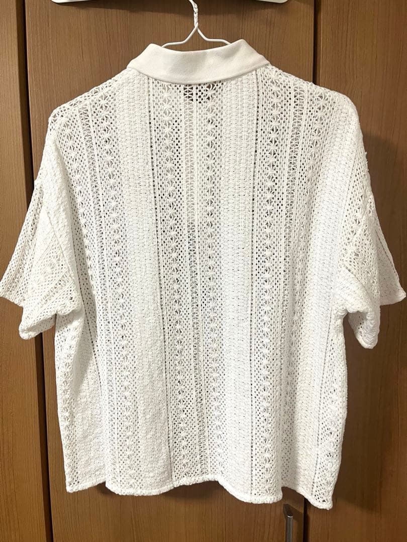 [FRED PERRY/フレッドペリー] 総柄レ―スポロシャツ
