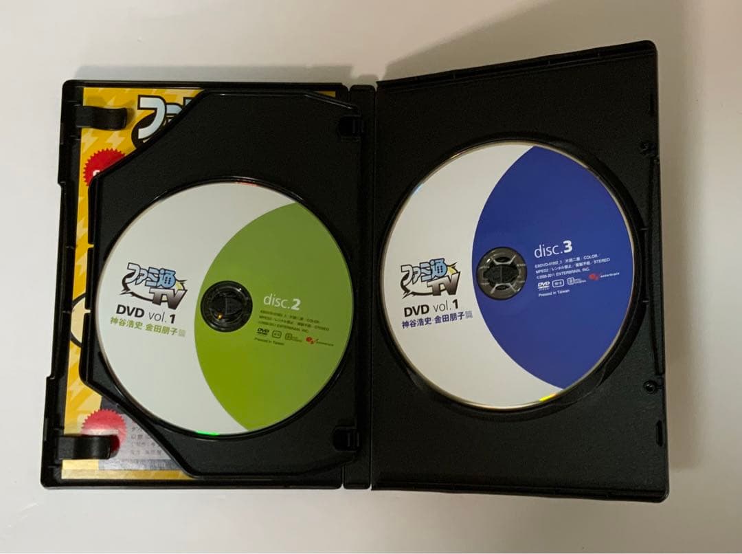 ファミ通TV DVD 全3巻＋特典神ディスク　神谷浩史・・金田朋子篇