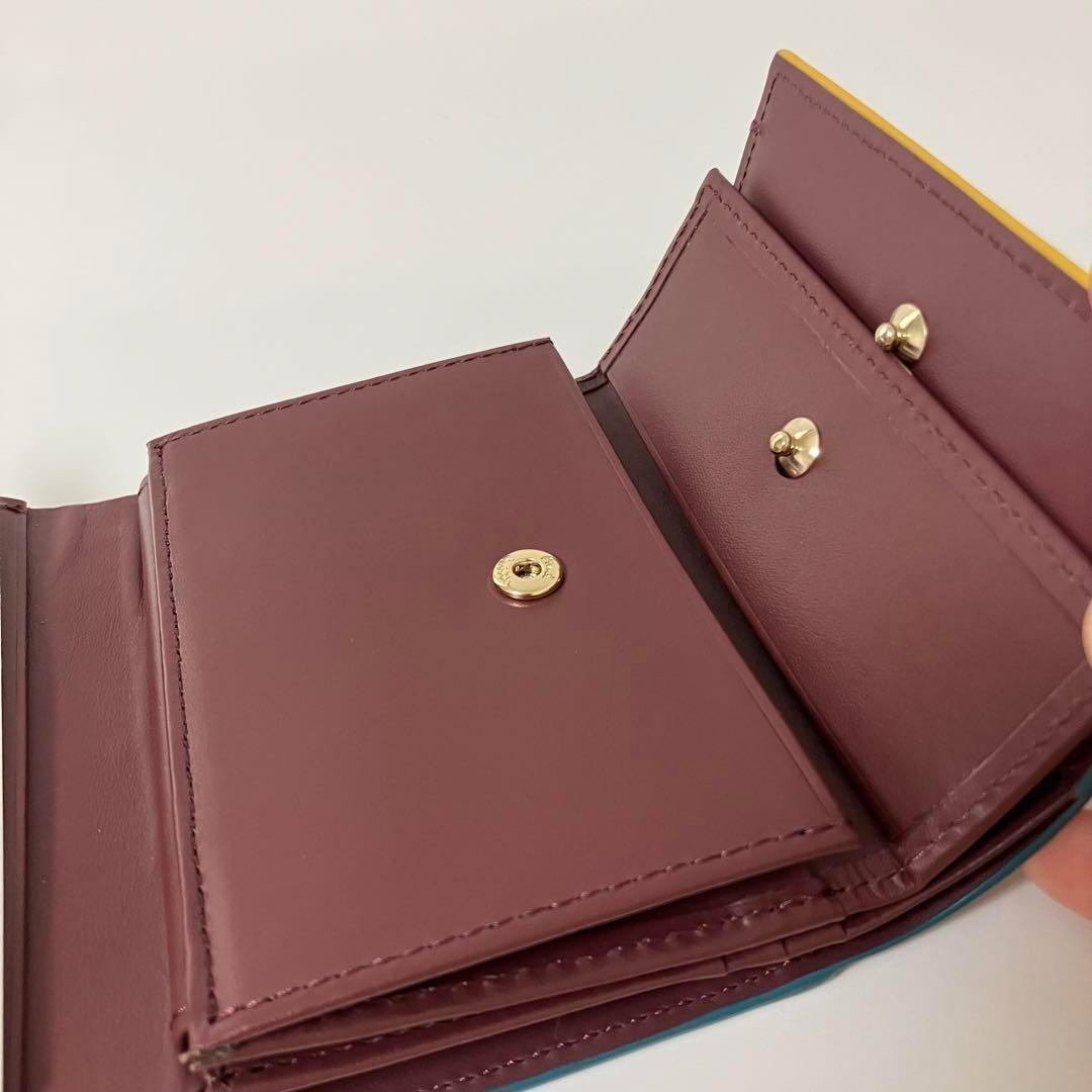 ✨Paul Smith✨ポールスミス✨三つ折り財布✨ブラック✨エンボスレザー✨