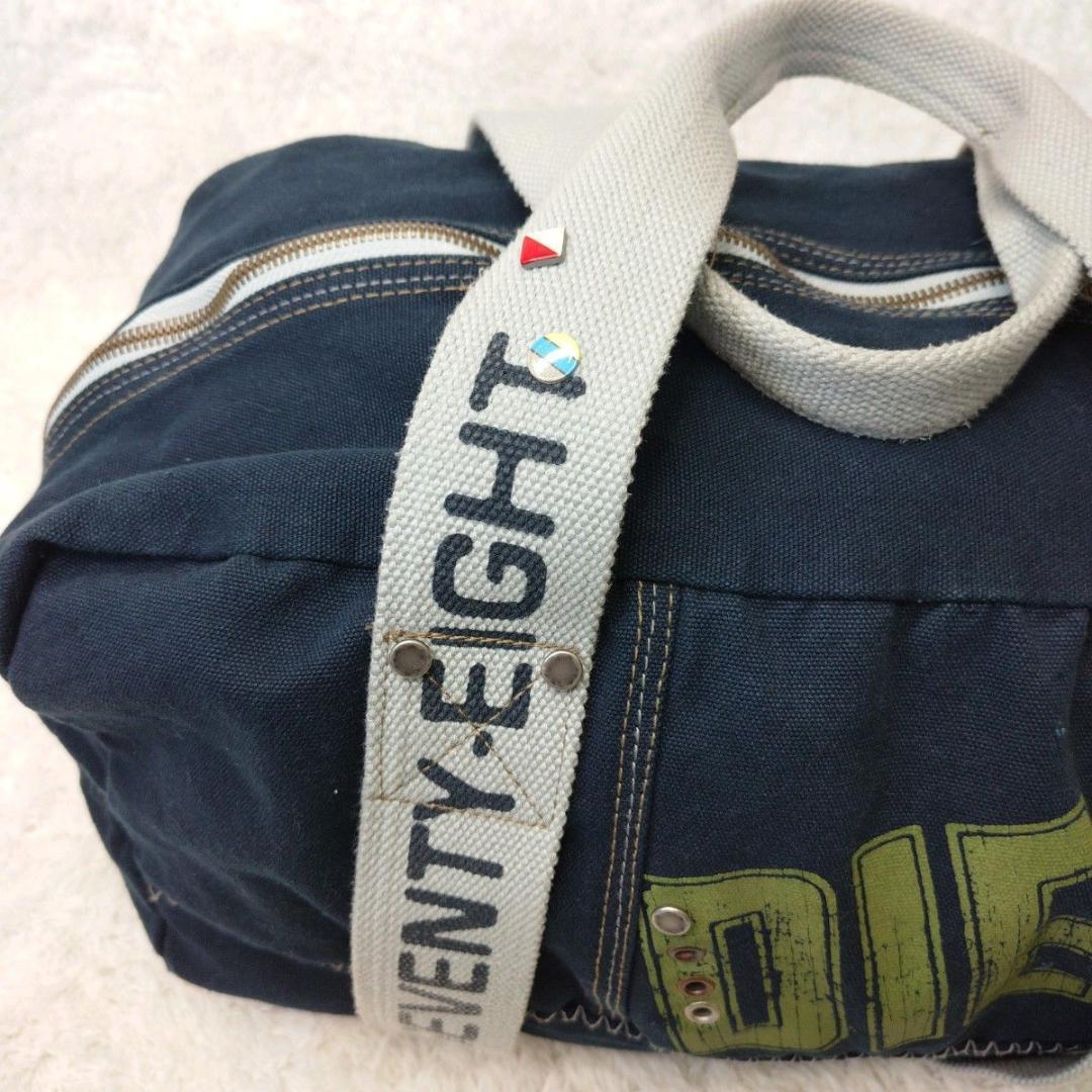 DIESEL ディーゼル ボストンバック 2way スタッズ 00s y2k 紺