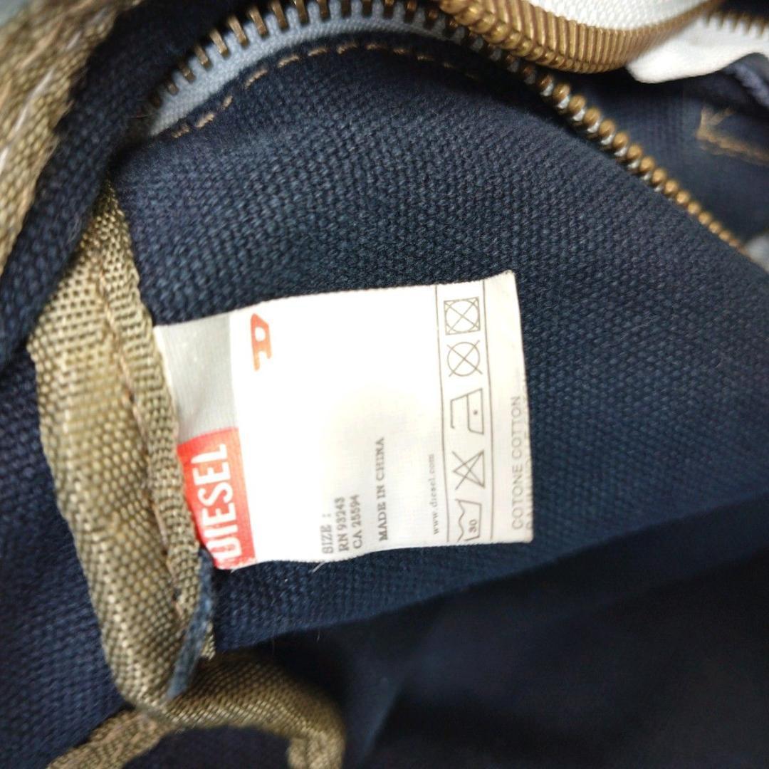 DIESEL ディーゼル ボストンバック 2way スタッズ 00s y2k 紺