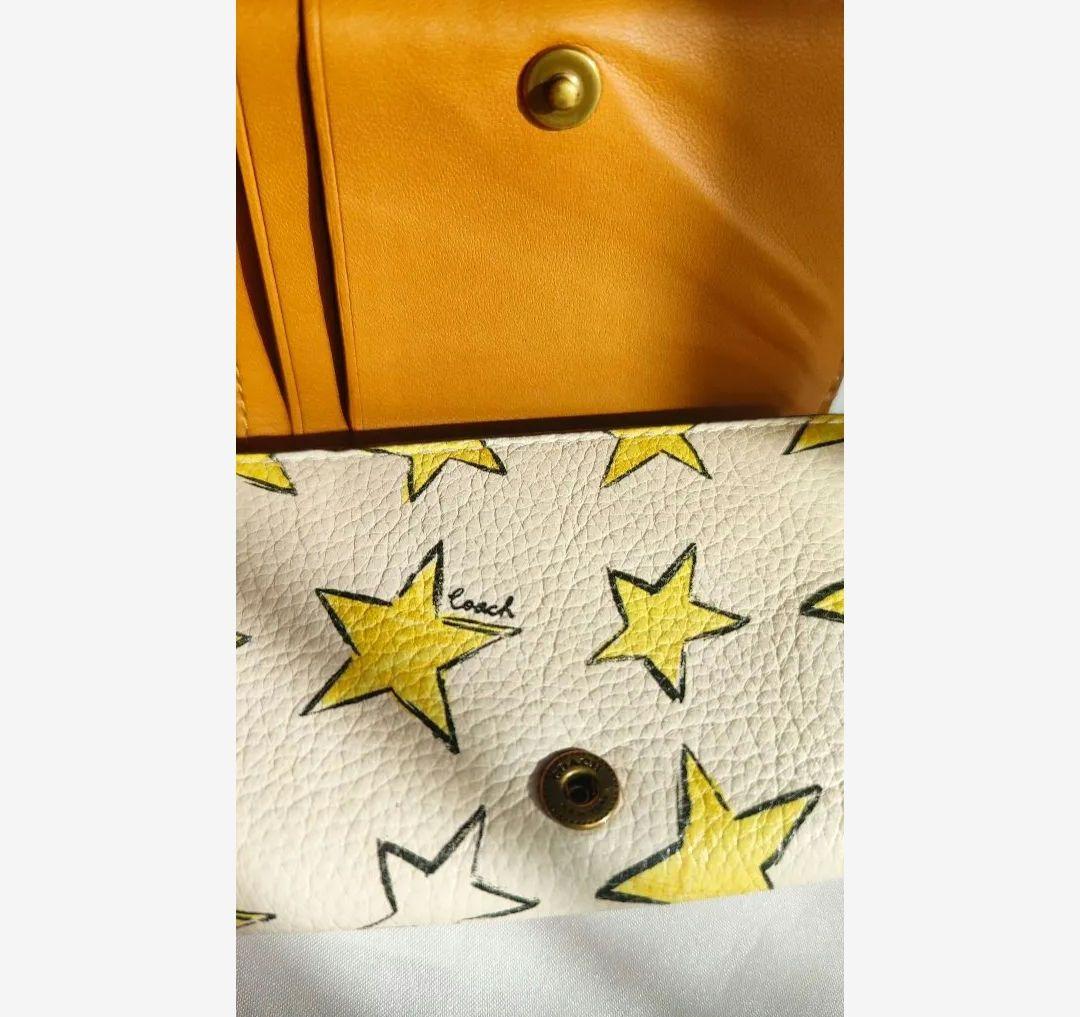 COACH 星柄 エッセンシャル ミニ トライフォールド ウォレット・スター