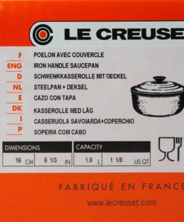 LE CREUSET　ソースパン　16cm
