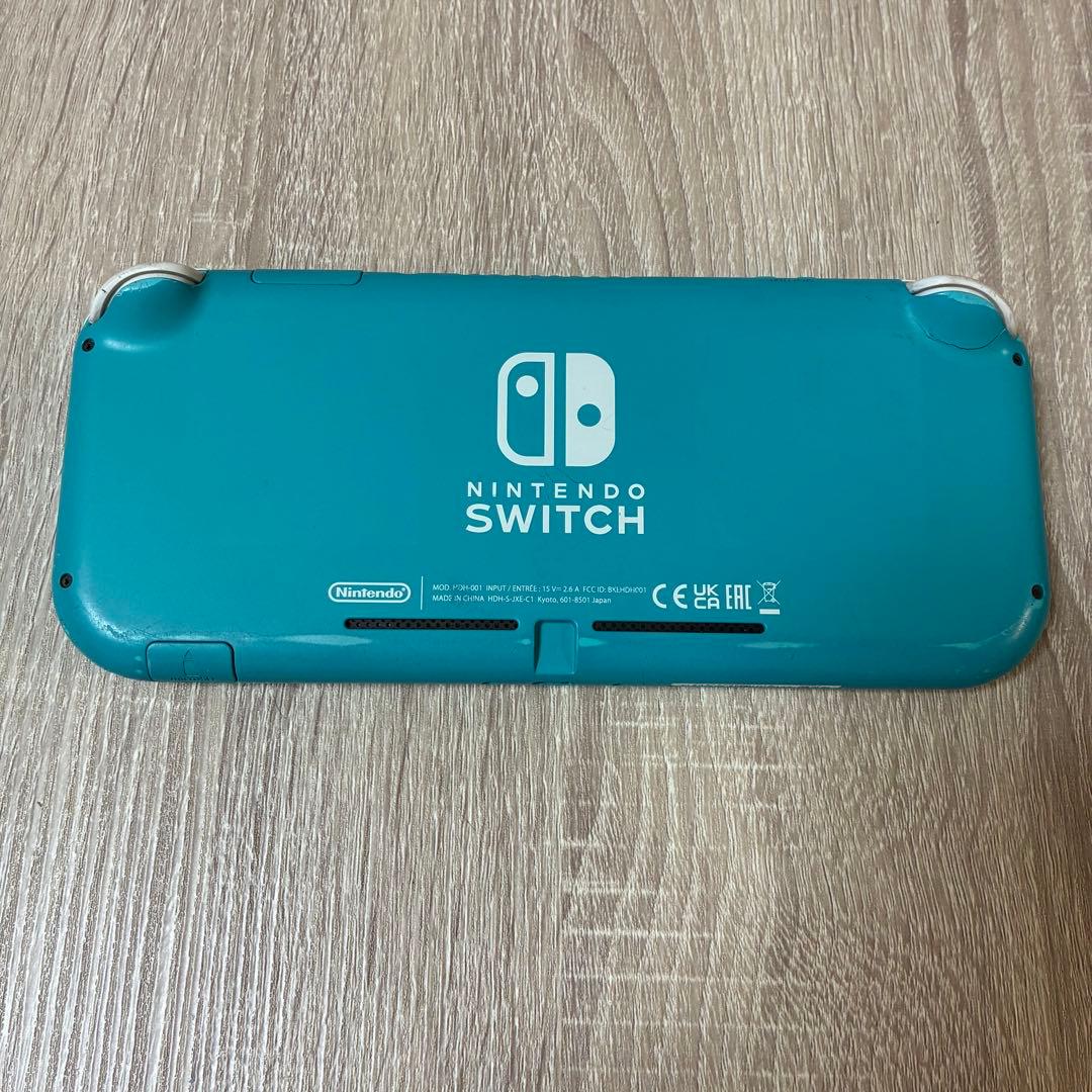 【ジャンク品】Switch Lite ターコイズ 青画面 部品取り
