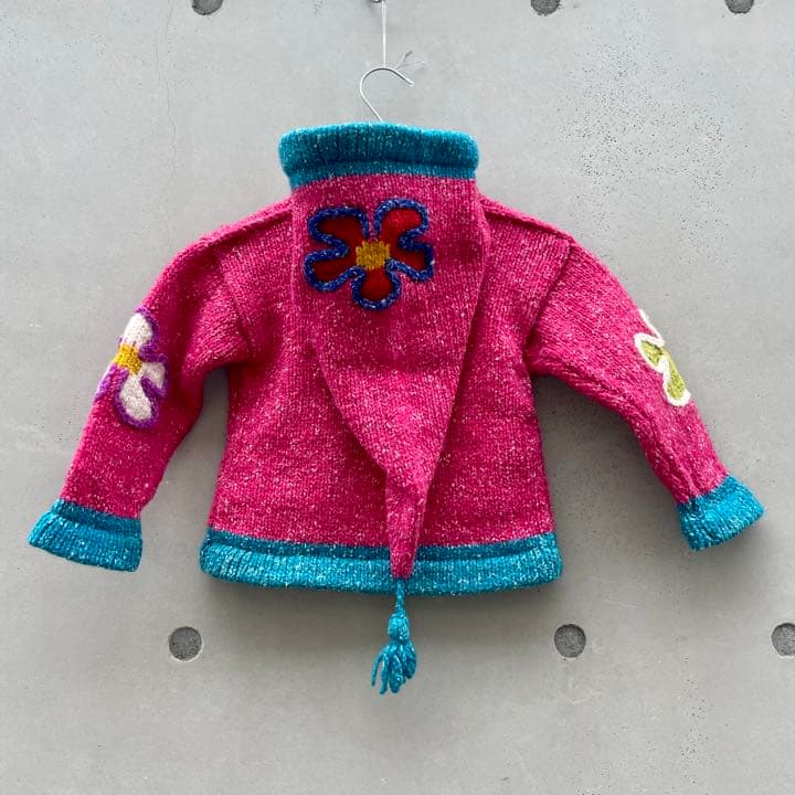 アウター 90s Vintage Flower Ecuador Knit Kids