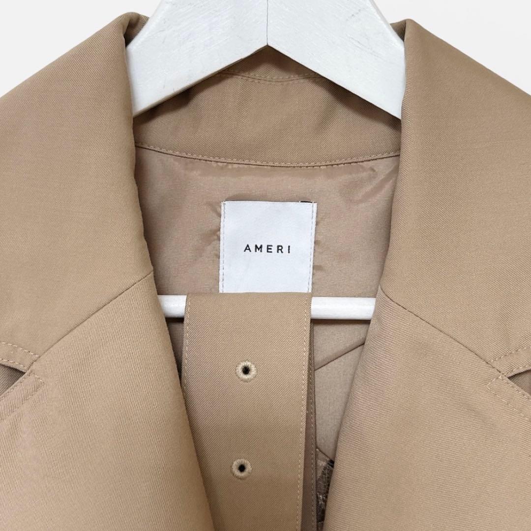【美品】Ameri VINTAGE バックレース トレンチコート